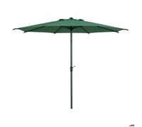 Hespéride - Parasol droit rond inclinable loompa 3m vert olive
