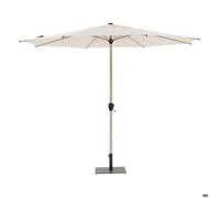 Parasol droit Loompa H.2,50m coloris argile lin Hespéride l.300 x L.300 cm