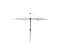 Parasol droit rond led diamètre 2,66 m écru AMALFI
