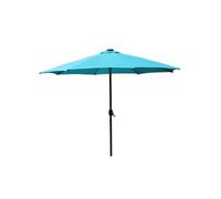 Parasol droit rond led diamètre 2,92 m bleu MANAROLA