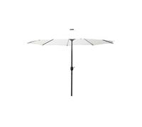 Parasol droit rond led diamètre 3 m écru MANAROLA