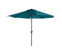 Parasol Droit Rond Loompa Bleu Canard - 3 M - Hespéride Multicolore