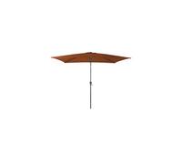 Parasol droit aluminium PROLOISIRS 3 x 2 m - Sienne