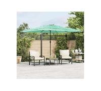 Parasol de Jardin avec Mât en Acier Parapluie Terrasse Balcon Extérieur vidaXL