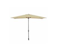 Parasol droit toile en polyester mat en acier carre marbueno 200 x 200