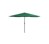 Vidaxl Parasol D'extérieur Avec Mât En Métal 390 Cm Vert Vert