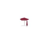 Parasol droit toile en polyester rectangulaire mat en acier 270 x 135