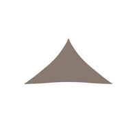 Parasol droit triangulaire 350 x 350 mat en acier