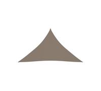 Parasol droit triangulaire mat en acier 300 x 300 vidaxl Gris G