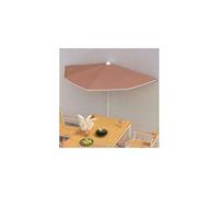 vidaXL Demi-parasol de jardin 315564 avec mât – Parasol d'extérieur Anti-UV