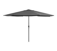 Vidaxl Parasol D'extérieur Avec Mât En Métal 390 Cm Anthracite