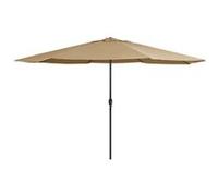Parasol droit toile en polyester rectangulaire 390 x 247 mat en metal