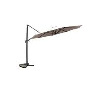 Castillo Écru : Parasol Déporté Rond Ø 350cm Rotatif À 360° Beige