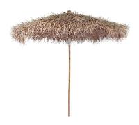 vidaXL Parasol de jardin en bambou – toit en feuille de bananier – 210 cm
