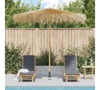 Parasol en Bambou avec Toit en Feuilles de Bananier Parasol de Jardin vidaXL