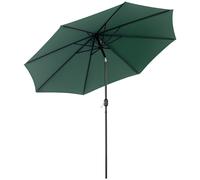 Outsunny Parasol en métal 295×295×250 cm Vert