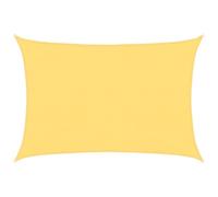 Vidaxl Parasol En Pehd Rectangulaire 4 X 6 M Beige Blanc