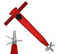 Parasol en plastique pour apéritif avec embout en aluminium