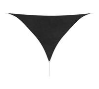 Parasol en tissu Oxford triangulaire - Anthracite - 3,6 x 3,6 m