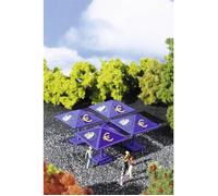 Parasol euro - VOLLMER - 42003 - Violet - Lot de 4 - Modèle fini H0