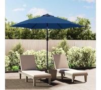 Parasol Extérieur avec LED Mât en Acier Pare-soleil Jardin Terrasse vidaXL