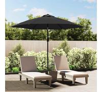 Parasol Extérieur avec LED Mât en Acier Pare-soleil Jardin Terrasse vidaXL