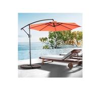 Parasol Extérieur Rectangulaire Double Face De 4,5 M Avec Manivelle (Orange). (Sans Pied) Multicolore