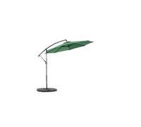 Parasol Extérieur Rectangulaire Double Face De 4,5 M Avec Manivelle (Vert Foncé). (Sans Pied) Multicolore