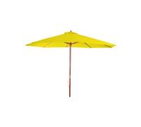 Parasol Florida Ø 3,5m polyester/bois 7kg jaune Jaune G