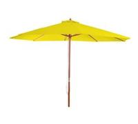 Parasol Florida Ø 3,5m polyester/bois 7kg jaune Jaune G