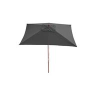 Mendler Parasol de jardin Florida, 2 x 3 m, polyester/bois, 6 kg, anthracite