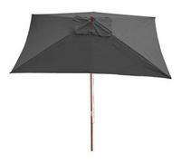 Mendler Parasol Florida, Parasol de jardin, 2x3m polyester/bois 6kg - anthracite