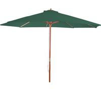 Mendler Parasol Florida, parasol de marché, Ø 3,5m polyester/bois 7kg - vert