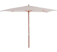 Parasol En Bois, Parasol De Jardin Florida, Parasol De Marché, 3m Crème Gris