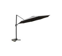 Castillo Gris : Parasol Déporté, Rond Ø 350cm, Rotatif À 360° Gris