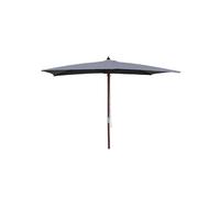 Parasol gris rectangle 2,97 x 1,91 m PISE