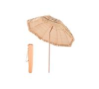 Parasol Hawaïen 243,8cm Inclinable 8 Baleines Métalliques Pour Plage Terrasse Jardin