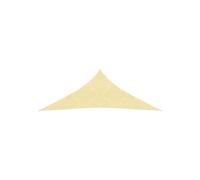 Parasol En Pehd Triangulaire 5 X 5 X 5 M Beige Helloshop26 02_0008596 Multicolore