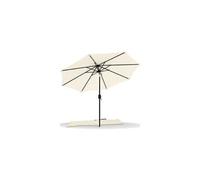 Parasol inclinable 2. 70 x 2. 40m avec housse de protection beige