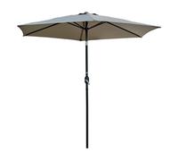 Parasol Inclinable à Manivelle "Marbella" 270cm Kaki