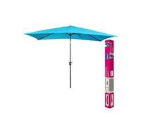 Urban Living SUNNYDAYS PARASOL 2X3MTR INCLINABLE TURQUOISE AVEC MAT EN ALUMINIUM ET BALEINE EN ACIER