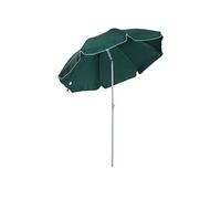 Outsunny Parasol inclinable parasol de plage octogonal de jardin Ø 2 m métal polyester sac de transport inclus vert