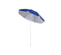 Outsunny Parasol de plage inclinable octogonal Ø160 cm polyester anti-UV mât démontable bleu