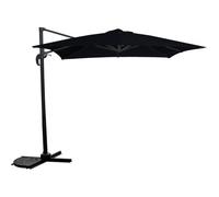 Parasol jardin déporté - 2.5 x 2.5 m - Noir