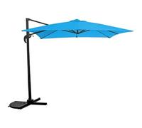 Parasol jardin déporté "Soleil" - 2.5 x 2.5 m - Bleu
