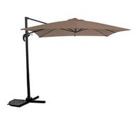 Parasol Jardin Déporté Soleil - Carré - 2.5 X 2.5 M - Taupe Marron