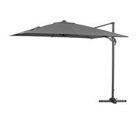 Parasol jardin déporté "Sun 3" - 3 x 3 m - Gris