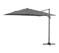 Parasol jardin déporté "Sun 3" - 3 x 3 m - Gris 3 G