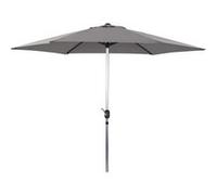 Habitat et Jardin – Parasol jardin droit Alu "Sol" – Rond Ø 3 m – Gris