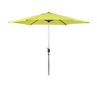 Parasol jardin droit Alu ""Sol"" - Rond - Ø 3m - Vert